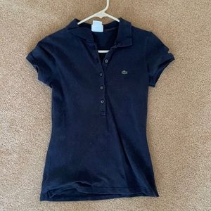 Navy blue Lacoste polo